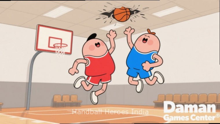 Handball Heroes India Spinner Strategy Handball Heroes India tactical diagram showing the Spinner offensive strategy